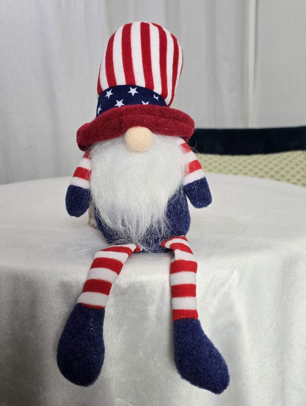 Patriotic Red White & Blue Male Gnome Plush